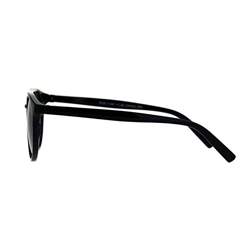 Flat Top Hipster Horn Rim Round Keyhole Reader Reading Sunglasses3