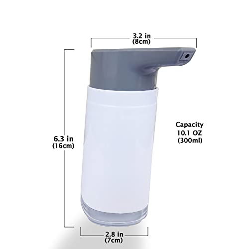Feastware Wide Press Soap Dispenser With Easy Simple Push Pump And Large Mouth 10.1 Oz (300 Ml) White Bottle For Dish And Hand Cleaning On Sink Countertop. #TOP5