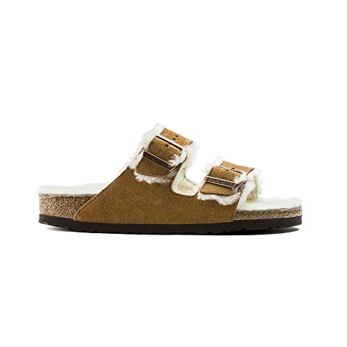 Birkenstock Unisex Sandals Slippers, Brown Mink, 6 US Men
