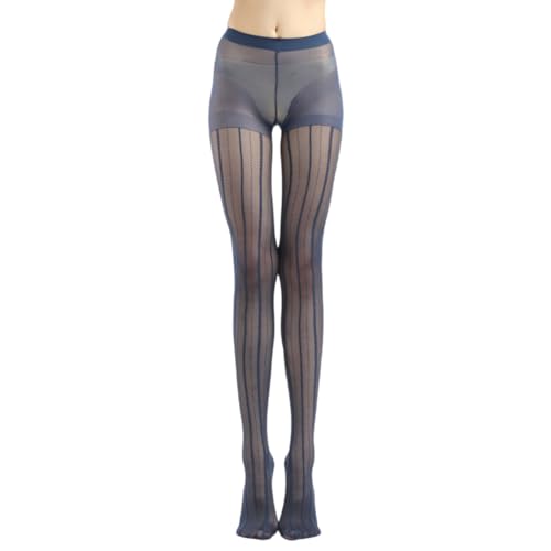 Image of Sahabowi Women Tights, Female Sheer High Waist Pantyhose, Vintage Control Top Stockings