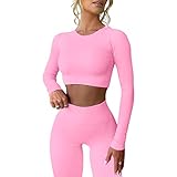 Mayround Seamless Yoga Outfits Sets 2 Piece High Waist Running Shorts Workout Sports Sling Bra Set for Women Gym Fitness Athletic