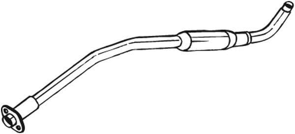 Bosal 228-147 Mittelschalldämpfer