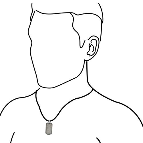 Starborn Muonionalusta Meteorite Pendant, Stainless Steel Chain4