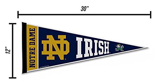 Image of Rico Industries NCAA Exclusive 12 inch x 30 inch Felt Wall Decor Pennant - Great for Home /Bed Room /Man Cave Decor