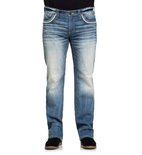 Affliction Men's Denim Jean Blake Section Inseam 34"3