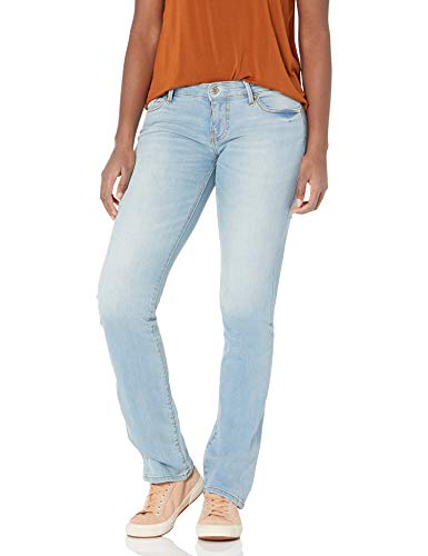 True Religion Women's Billie Mid Rise Straight Leg Jean, Light, 27 True Religion Women's Billie Mid Rise Straight Leg Jean, Light, 27
