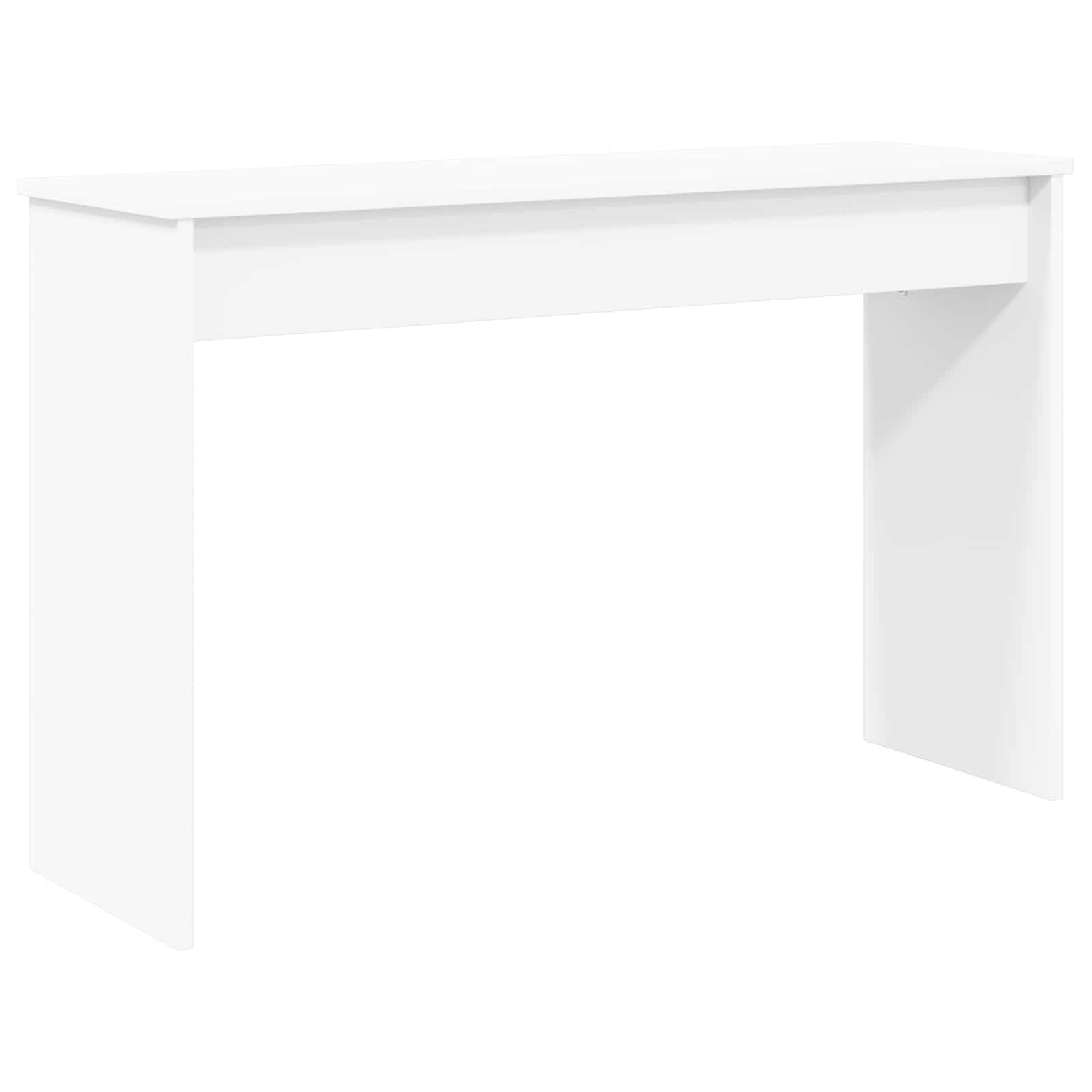 Support pour clavier en bois - 100 x 32 x 64 cm - Blanc