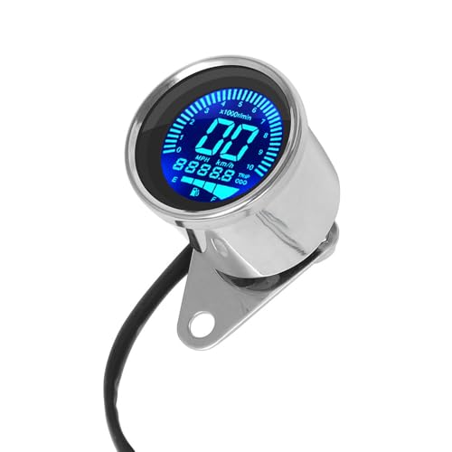 Tachymètre moto RPM 12V pour remplacer un compteur kilométrique défectueux avec jauge carburant