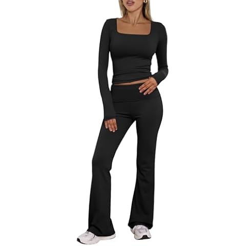Trendy Queen Women's Lounge Set with Flare Pants Cover