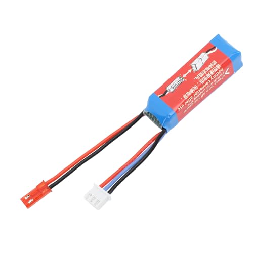 Batterie au Lithium RC 7.4V 400mAh avec Chargeur 20C Prise JST Durable pour WLtoys 1:28 K969 K989 284161 Voitures RC Batterie au Lithium RC 7.4V 400mAh avec Chargeur 20C Prise JST Durable pour WLtoys 1:28 K969 K989 284161 Voitures RC