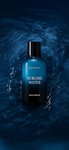 Image of NASEEM Sublime Water Aqua Parfum for Men and Women, 100 ml, Woody Ambery Fragrance with Bergamot, Lavender, Leather, Patchouli and Oud