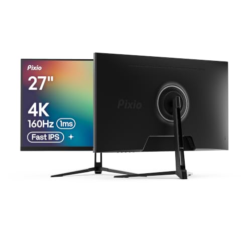 Image of Pixio PX27U Wave 27 inch 160Hz Refresh Rate 4K 3840x2160p Resolution Fast IPS Panel 1ms GTG Response Time Tilt Adjustable Gaming Monitor with Adaptive Sync