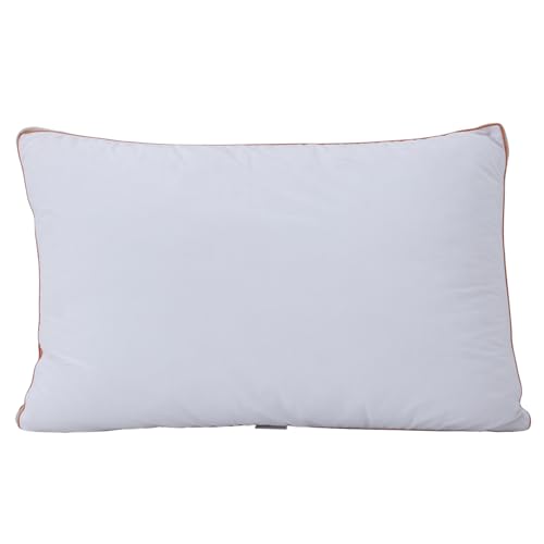 Image of maspar Clemmy Soft Silk Feel Fibre Pillow, White, 50X75 CM