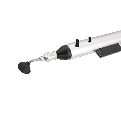 Image of uxcell Vacuum Pen with 3 Suction Pads Desoldering Suction Pen Solder Extraction Removal Tool White for IC Surface Mounted Devices Chip Mobile Screen Replacement 2pcs
