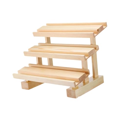 rockible Présentoir en Bois à 3 Niveaux, rectangulaire, pour Bijoux, Cupcakes et Desserts....