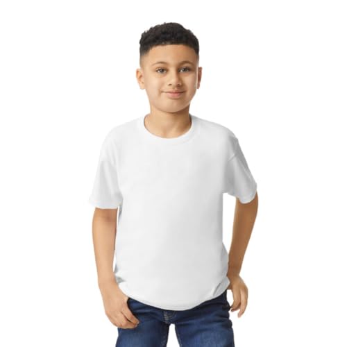 Image of Gildan - Youth Heavy Cotton 100% Cotton T-Shirt. 5000B - [Sky]