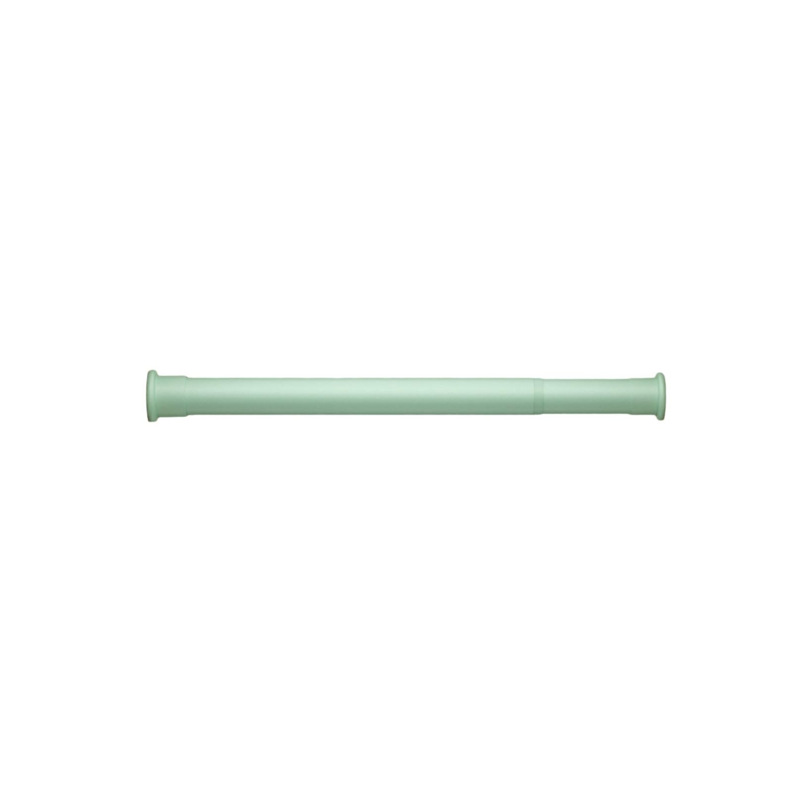 Adjustable Carbon Steel Shower Curtain Rod Telescopic Easy To Install No Drilling Required Multipurpose Shower Curtain Rod stable(Gr�n,165-215cm)