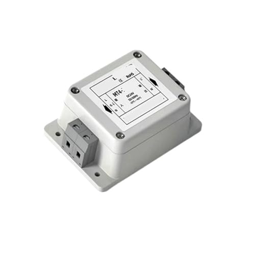 YTMJPQQJI MT4-3A-LC MT4-6A-LC MT4-10A-LC MT4-20A-LC Single-Phase DC Power Filter DC24V Anti-Interference Filter(MT4-6A-LC)