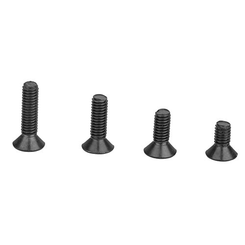 RC Schrauben Kit, Hex flach Schraube + Flache/Rundkopfschrauben + Unterlegscheiben + Muttern Set, 6mm/ 8mm/ 10mm/ 12mm, Mit Box für 1/8 1/10 RC Auto(180pcs / Box)
