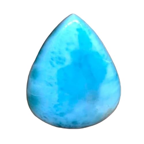 Larimar naturel poire 24x19mm pour remplacer une pierre ou réparer un pendentif