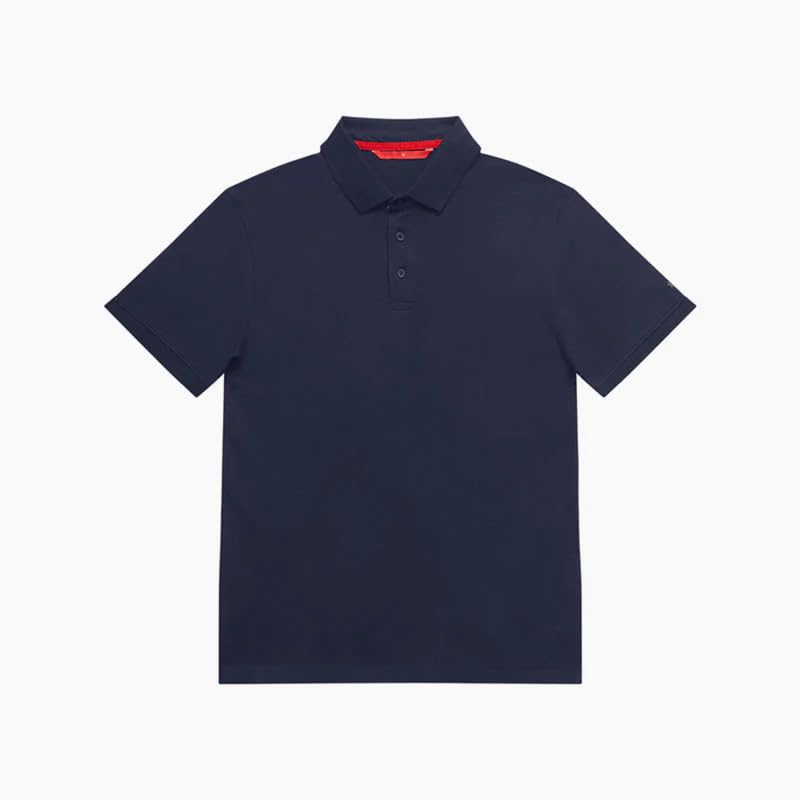 Image of LUDIC Core Polo T-Shirt, Dailymove Collection | Regular Fit | Stand-up Collars | 100% Organic Cotton, 240 GSM | Lightweight & Comfortable |Everyday Essential | Polo T-Shirt for Men