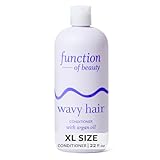 Function of Beauty Wavy Hair Conditioner, XL - Sulfate-Free Conditioner for Natural Wavy Texture - Lightweight, Anti-Frizz, Strengthening & Hydrating with Argan Oil - Hair Care Products