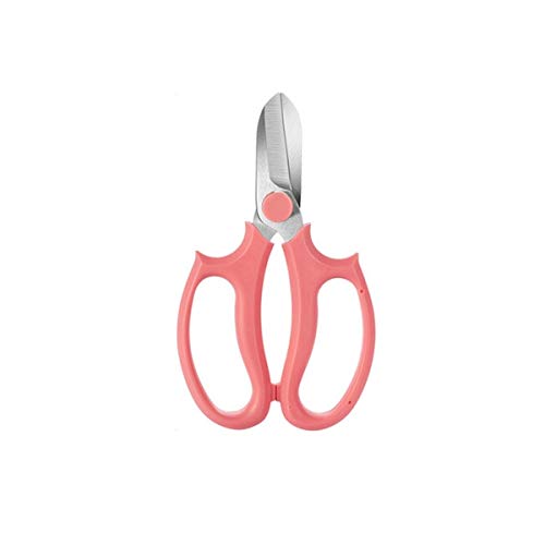 WEIGENG Flower Cutters, Flower Flower Cuts, Flower Branches, Flowering And Pruning Tools,Pink Very convenient and safe garden scissors (Color : Pink)