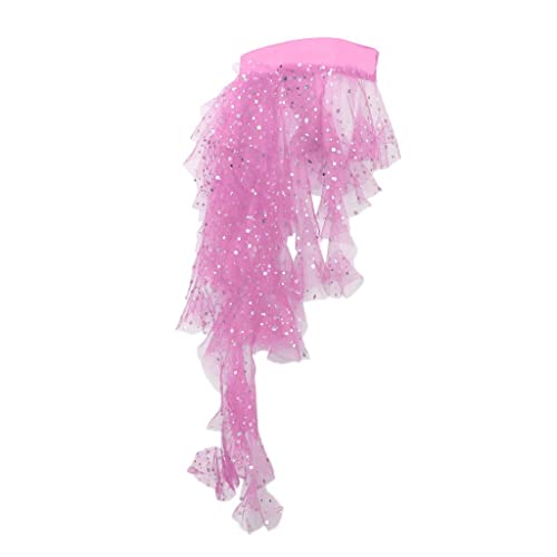 FAKEME Echarpe feminino dança do ventre quadril cigano lantejoulas envolvidas saias cintura alta cin
