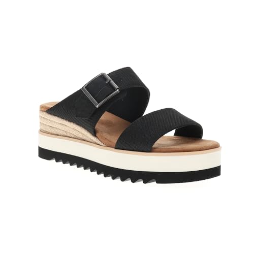 TOMS Women's Diana Mule Bukle Wedge Sandal2