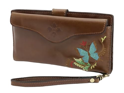 Parricia Nash Valentia Cognac Embroidery Wallet, Brown