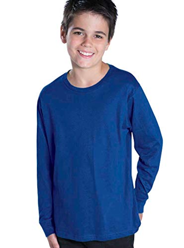 LAT Youth 100% Cotton Jersey Crew Neck Long Sleeve Tee (6201)3
