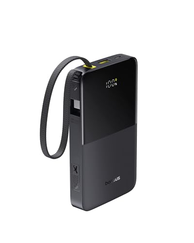 Power Bank Baseus 10000 mAh con cable integrado de carga rapida 7