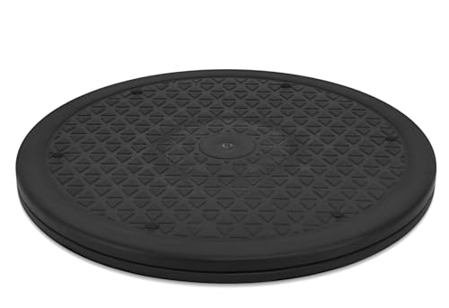 360 Degree Rotating Turntable for Paint Spraying & Craft Projects, 12-inch Diameter Airbrush Stand for Use with Airbrush Paint Spray Booth, Sculpting, Cake Decorating & More, Airbrush Accessories