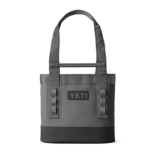 YETI Camino 20 Carryall with Internal Dividers, All-Purpose Utility Bag, Storm Gray
