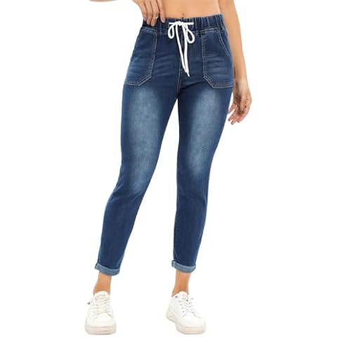SotRong High Elasticated Waist Skinny Jeans Cover