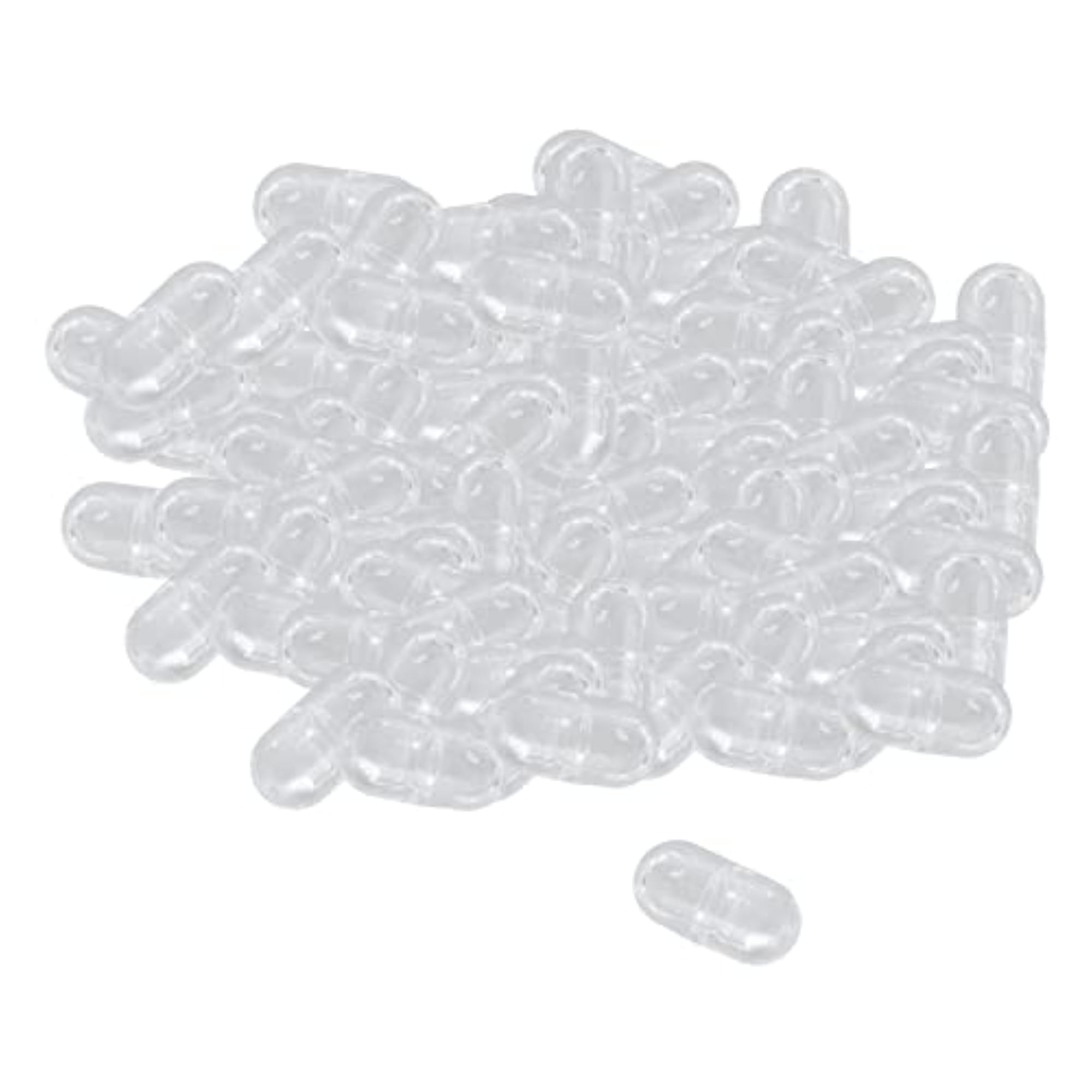 ® 2x100x Mini Empty Clear Capsule for Lipstick Cosmetic DIY Containers