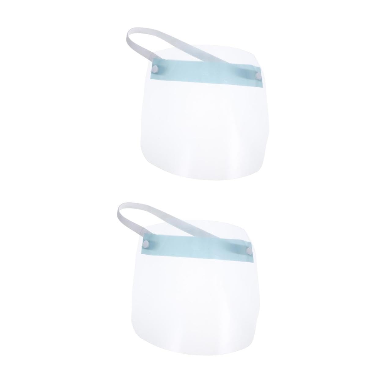 OUNONA 2pcs Oil Cap Protection Protection Adjustable Guard Oil Mask Grinding Mask Barber Faces Mask Transparent Pp