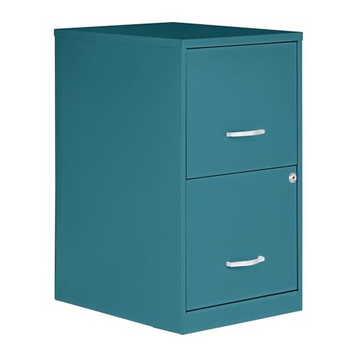 NuSparc 2 Drawer Locking Filing Cabinet | Pre-Assembled Steel Construction