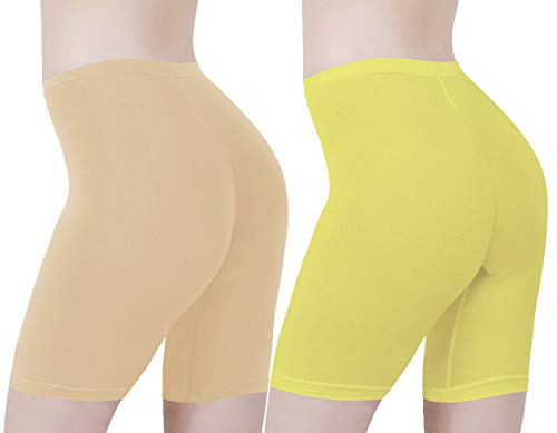 Image of Buy That Trendz Cotton Lycra Tight Fit Stretchable Cycling Shorts Womens | Shorties for Active wear /Exercise /Workout /Yoga /Gym /Cycle /Running Red Grey Combo Pack of 2