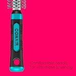 Conair Metal Round Hairbrush - Hair brush for blow out with Metal barrel and Nylon bristles - Adds body and fullness - Perfect for short hair and home hair stylists - Image 5
