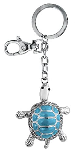 Porte-clés tortue azur idée cadeau originale pour les amoureux de l'océan