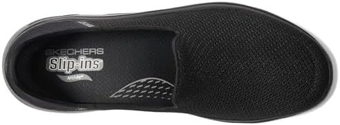 Skechers Women's Go Walk Arch Fit 2.0 Delara Hands Free Slip-Ins Sneaker, Black, 8.5 Wide | Image 1