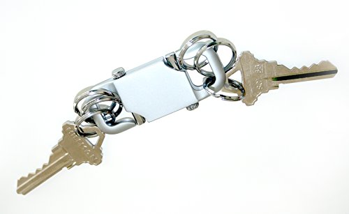 Sensi 'S' Quick Release Valet Keyring In Matte Aluminum #TOP3