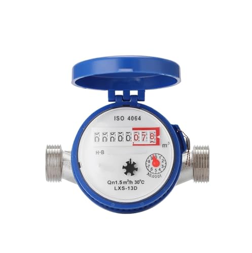 Flow Sensor Meter Digital Pipeline Water Flow Household 15mm 1/2