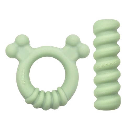 Nylabone Sensory Material Puppy Chew Toy Bundle, Toys for Teething ...