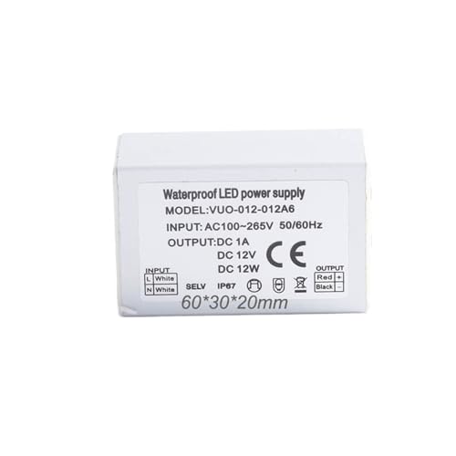 Driver LED 12V 30W étanche IP67 à tension constante anti-scintillement