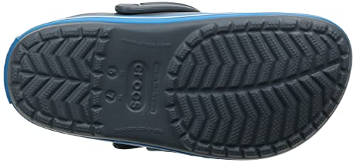 Sandália Crocband, Crocs, Adulto Unissex, Charcoal/Ocean, 37
