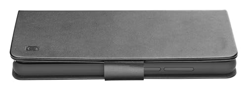 cellularline - Book Agenda - iPhone 15 Plus - Eleganz und Funktionalität in Einer Lösung - mit integrierter antibakterieller Microban-Technologie - Schwarz