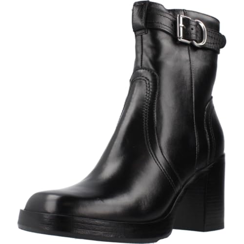 Mjus P96228 bottines en cuir pour femme look italien noir