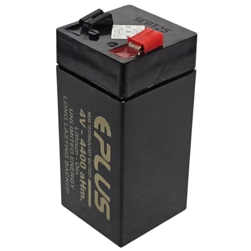 Image of EPLUS 4V 4.4 Ah Lithium Rechargeable Battery with BMS Protection for Toys, LED Lamp, Solar Lantern, Emergency Light, Torch (1, 4.4AH)